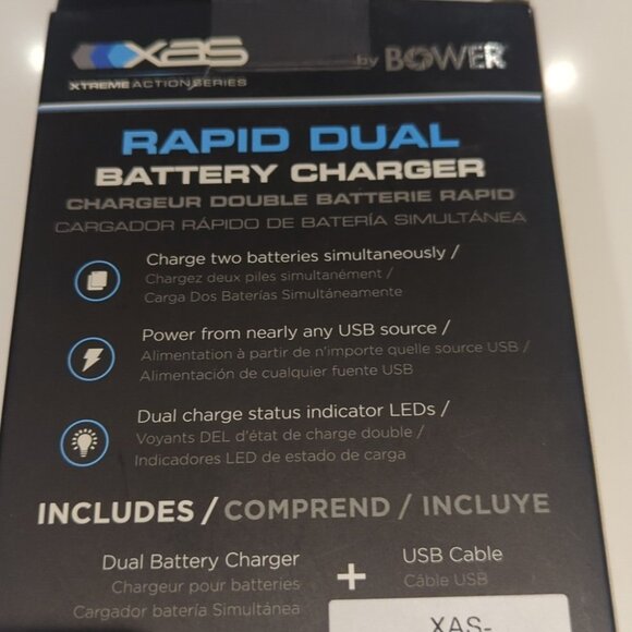 Bower Rapid Dual Battery Charger - NWT - Picture 2 of 2